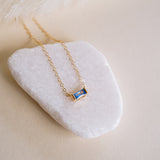 Tiny December Birthstone Necklace - Wander + Lust Jewelry