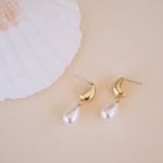 Ella Pearl Drop Earrings - Wander + Lust Jewelry