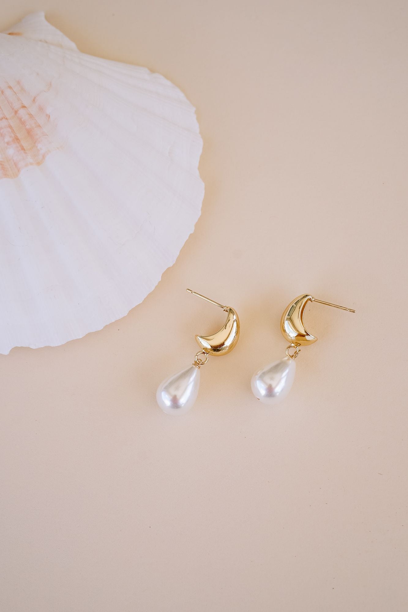 Ella Pearl Drop Earrings - Wander + Lust Jewelry