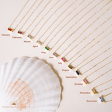 Tiny December Birthstone Necklace - Wander + Lust Jewelry