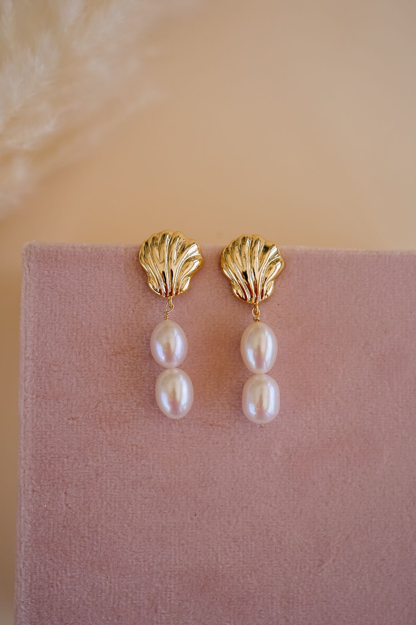Shelly Pearl Drop Earrings - Wander + Lust Jewelry