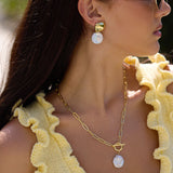 Leila Pearl Earrings