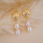 Shelly Pearl Drop Earrings - Wander + Lust Jewelry