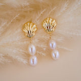 Shelly Pearl Drop Earrings - Wander + Lust Jewelry