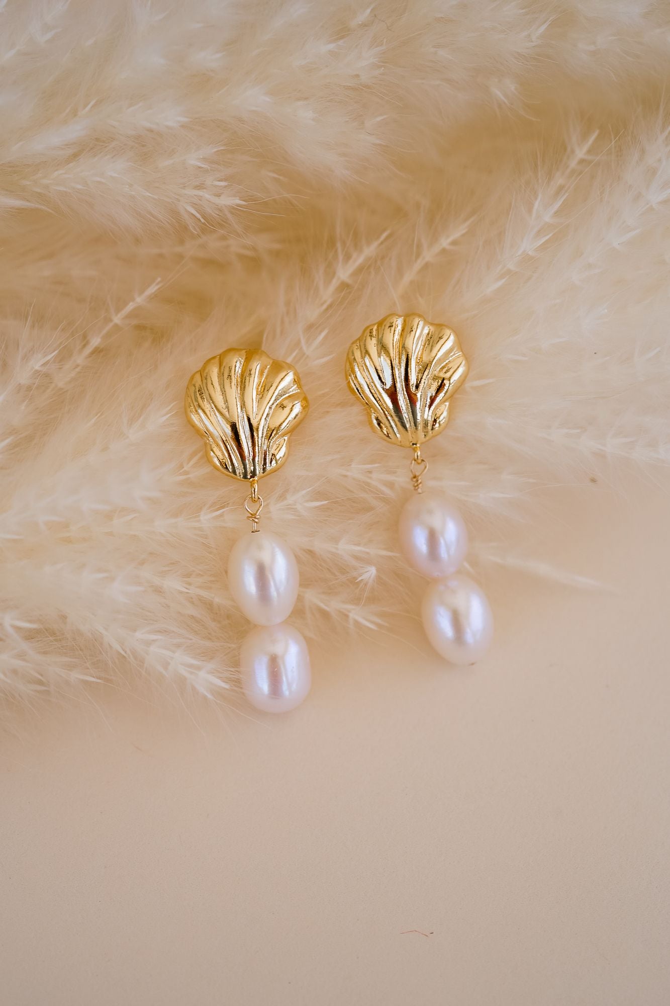 Shelly Pearl Drop Earrings - Wander + Lust Jewelry