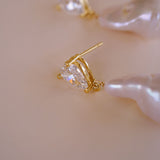 Elowen Baroque Pearl Drop Earrings - Wander + Lust Jewelry