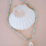 Calypso Baroque Pearl & Aquamarine Necklace - Wander + Lust Jewelry
