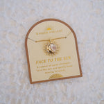 Face to the Sun Pendant Necklace - Wander + Lust Jewelry