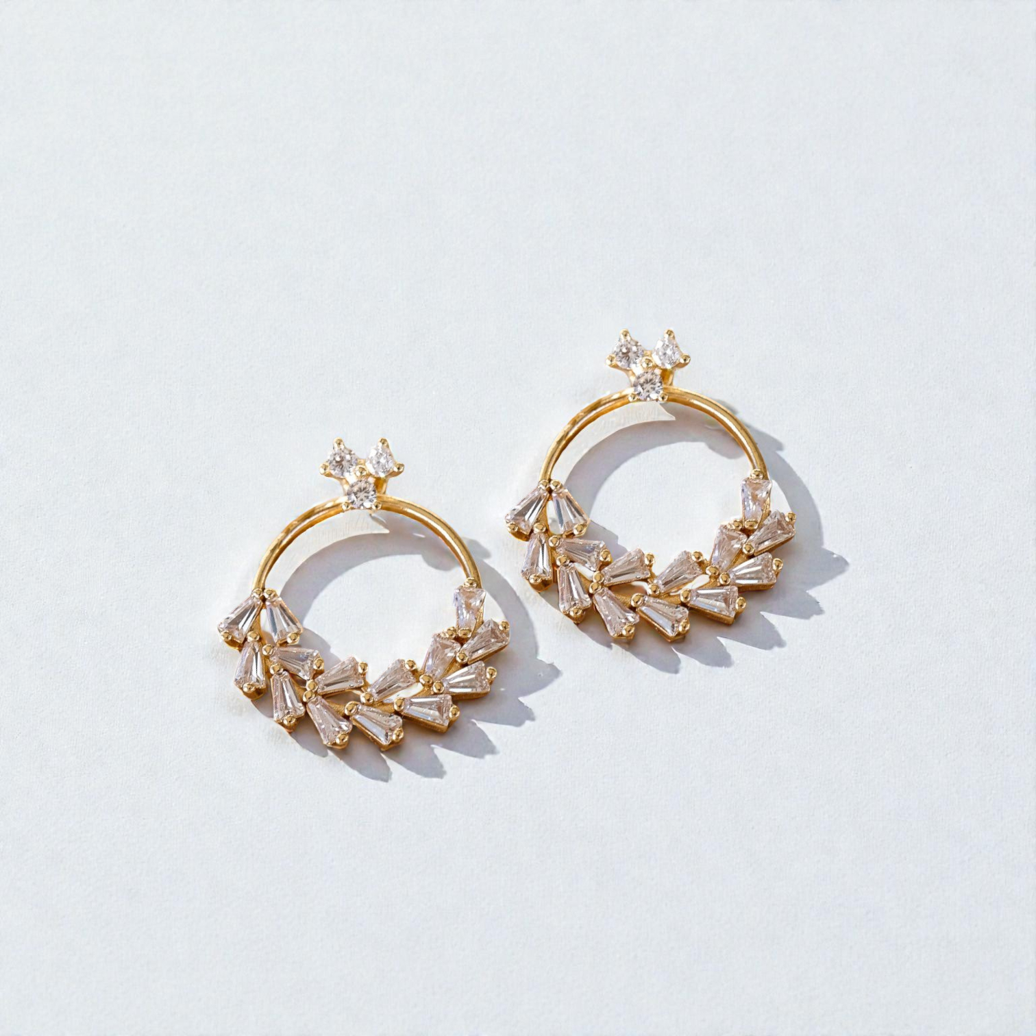 Adeline Wreath Ear Jackets - Wander + Lust Jewelry