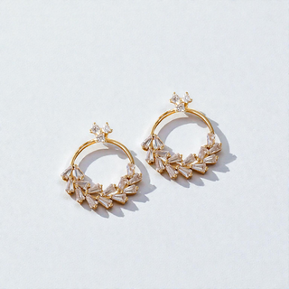 Adeline Wreath Ear Jackets