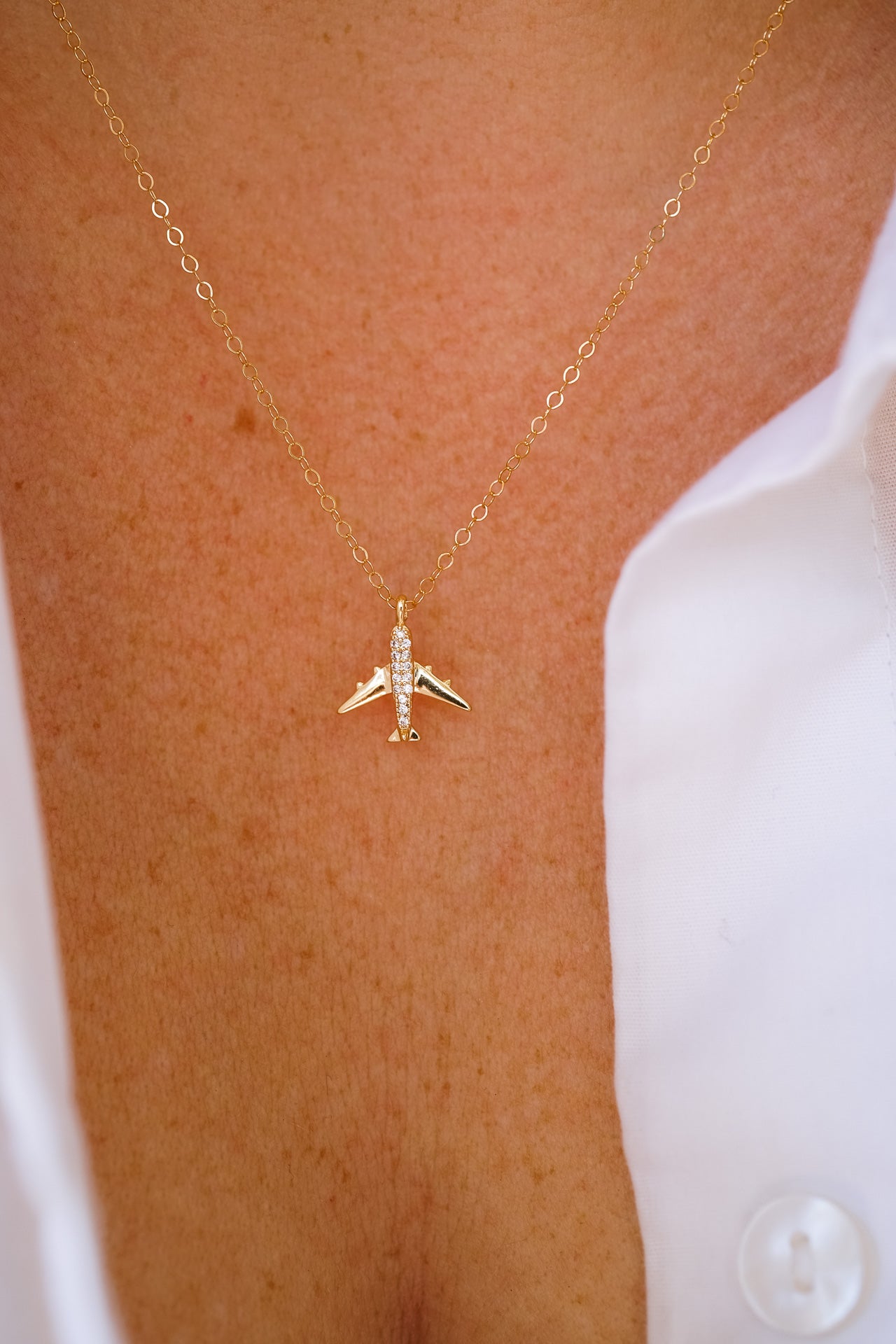 Amazon.com: Bodyslam Vintage Women Gold Airplane Pendant Layered Necklace  Tiny Dainty Jewelry Gift : Clothing, Shoes & Jewelry