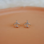 Airplane Stud Earrings - Wander + Lust Jewelry