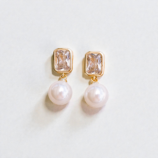 Amelia Perlen-Tropfenohrringe