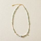 Azura Aquamarine Beaded Necklace - Wander + Lust Jewelry