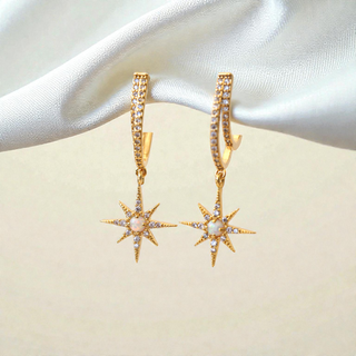 Astra Star Huggies - Wander + Lust Jewelry