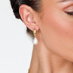 Ella Pearl Drop Earrings - Wander + Lust Jewelry