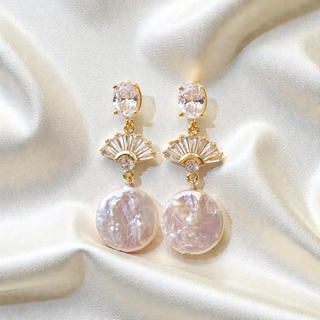 Belle Freshwater Pearl Earrings - Wander + Lust Jewelry