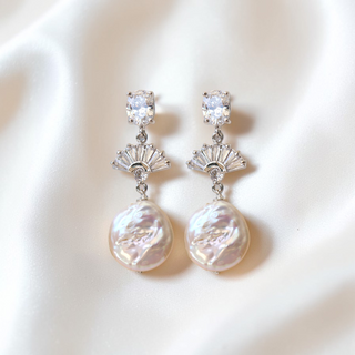 Belle Freshwater Pearl Earrings - Wander + Lust Jewelry