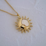 Face to the Sun Pendant Necklace - Wander + Lust Jewelry