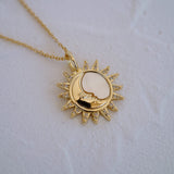Face to the Sun Pendant Necklace - Wander + Lust Jewelry