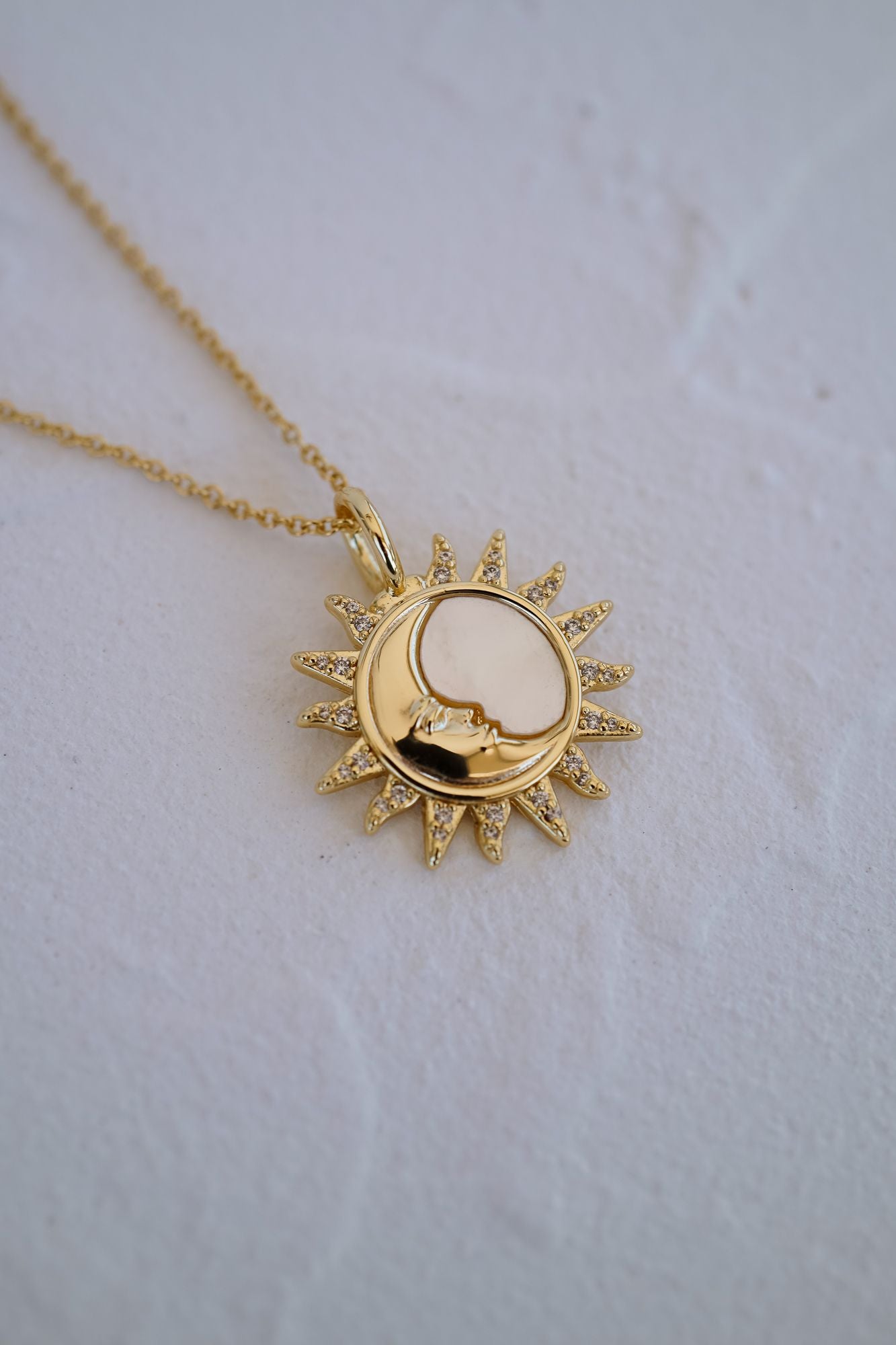 Face to the Sun Pendant Necklace - Wander + Lust Jewelry