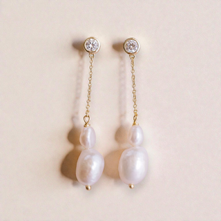 Cosette Pearl Dangle Earrings