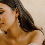 Lydia Pearl Earrings - Wander + Lust Jewelry