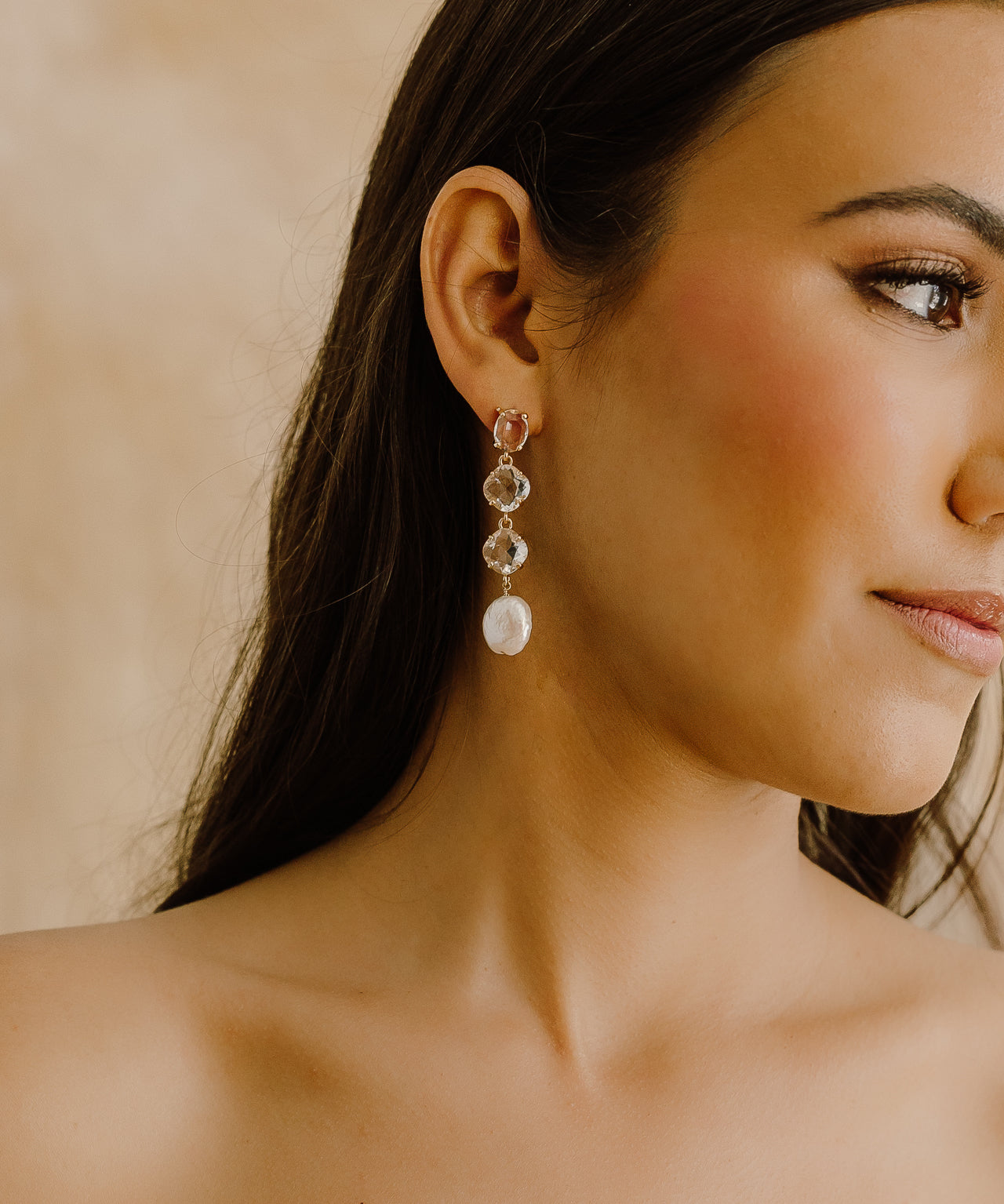 Brynn Pearl Drop Earrings - Wander + Lust Jewelry