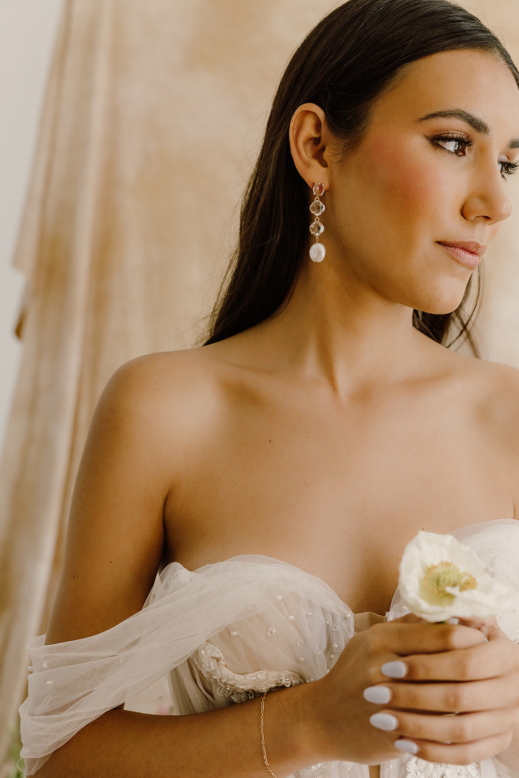 Brynn Pearl Drop Earrings - Wander + Lust Jewelry