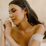 Lydia Pearl Earrings - Wander + Lust Jewelry