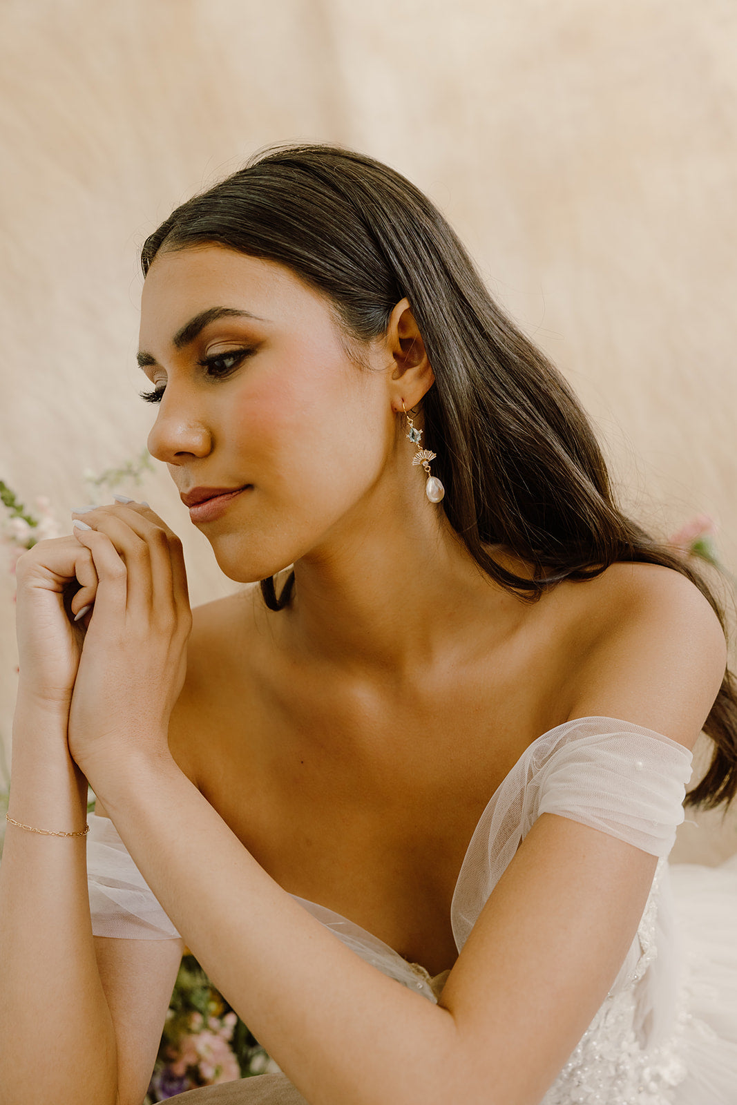 Lydia Pearl Earrings - Wander + Lust Jewelry