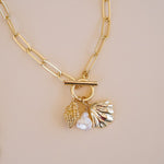 Capri Pearl Toggle Necklace - Wander + Lust Jewelry