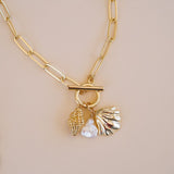 Capri Pearl Toggle Necklace - Wander + Lust Jewelry