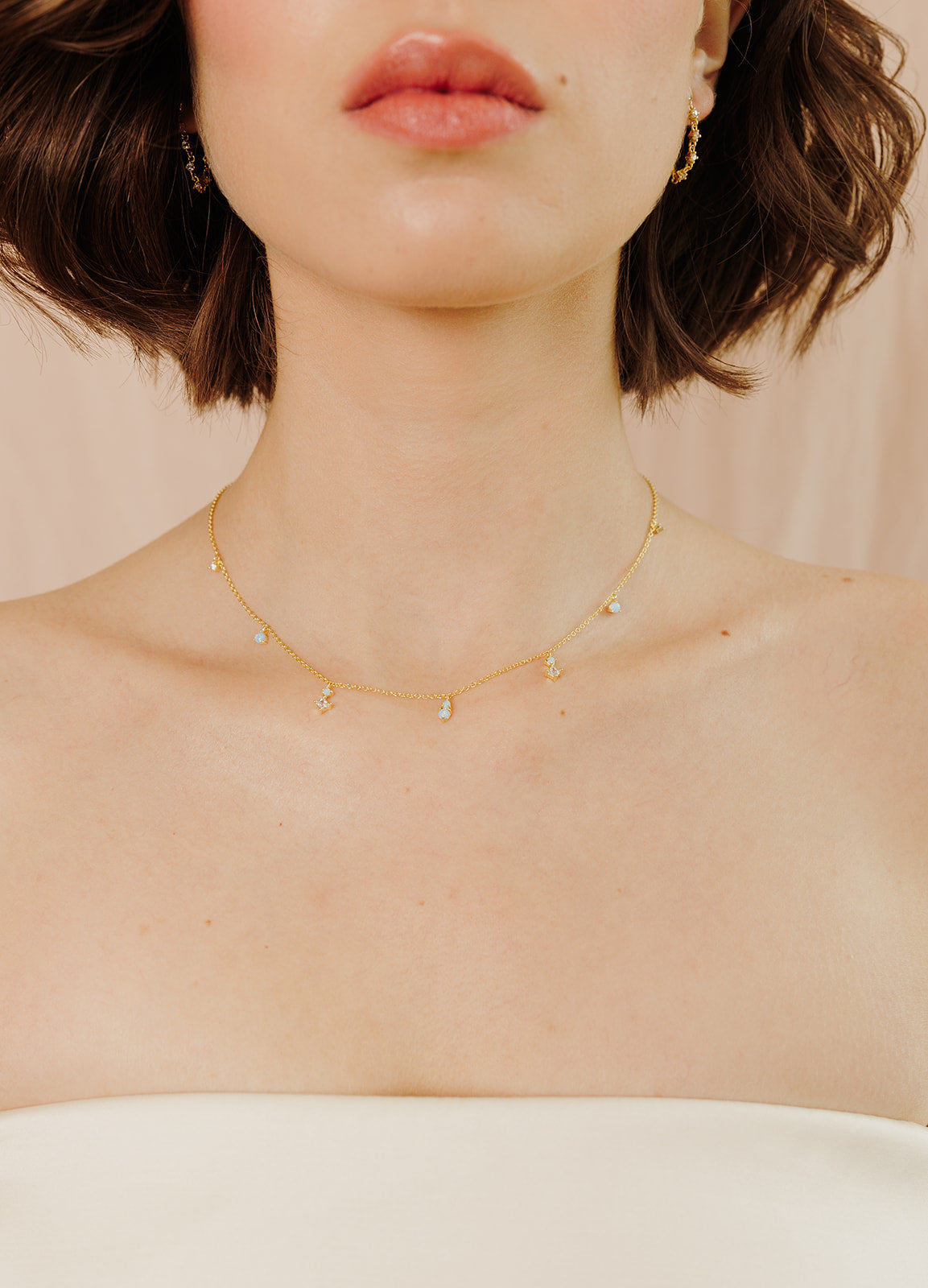 Mystic Sky Opal Necklace - Wander + Lust Jewelry