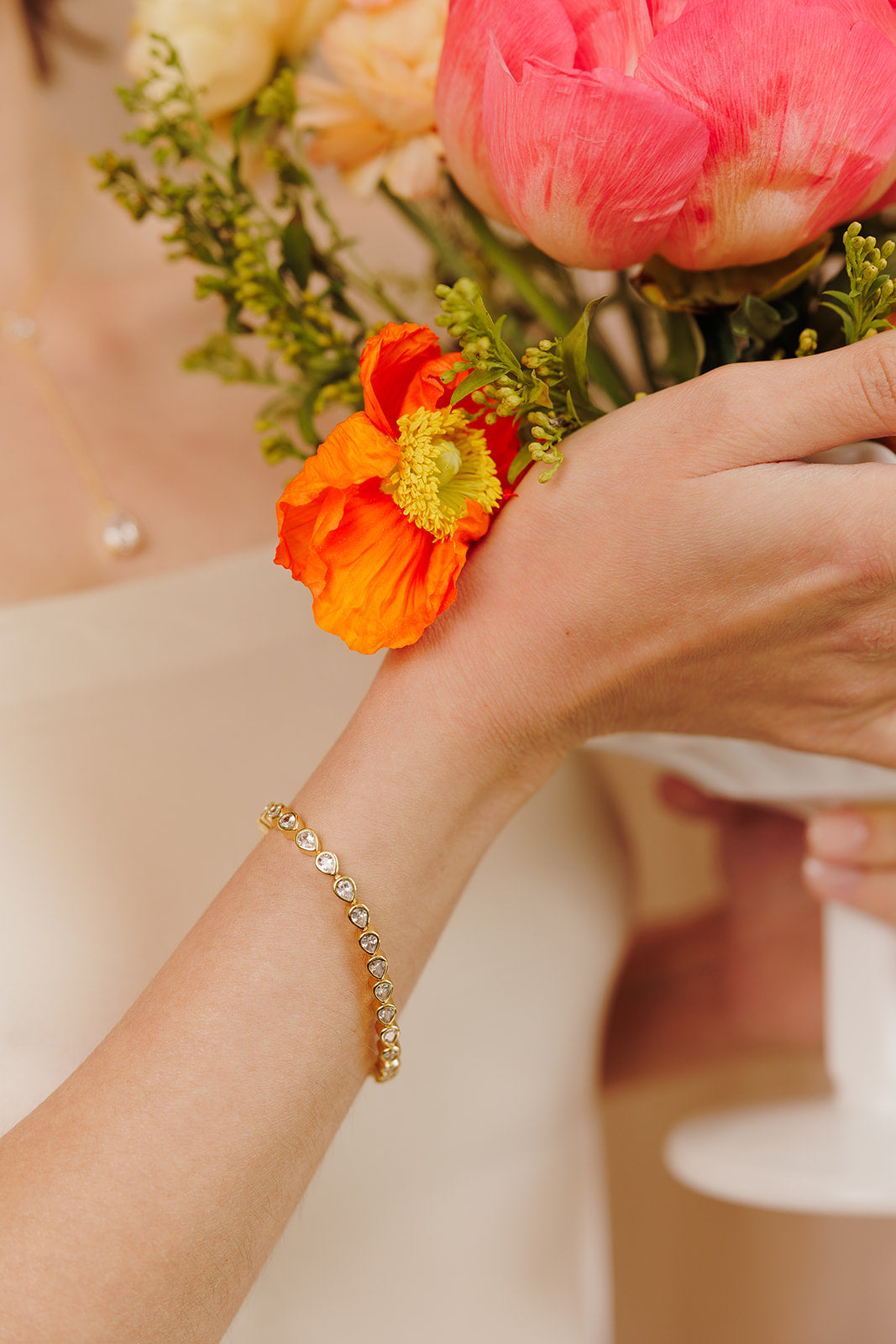 Georgina Pear Cut Tennis Bracelet - Wander + Lust Jewelry