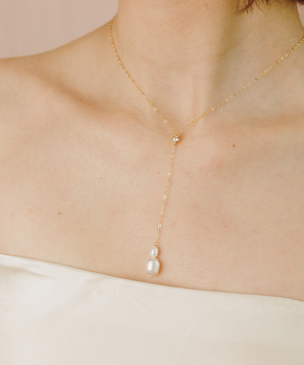 Cosette Pearl Necklace - Wander + Lust Jewelry