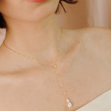 Cosette Pearl Necklace - Wander + Lust Jewelry