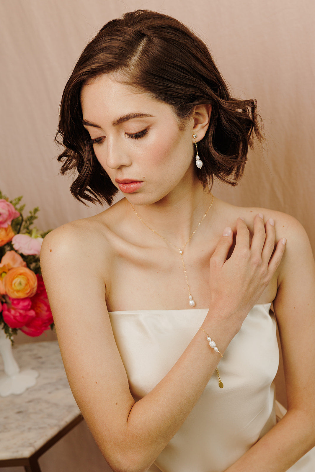 Cosette Pearl Dangle Earrings - Wander + Lust Jewelry