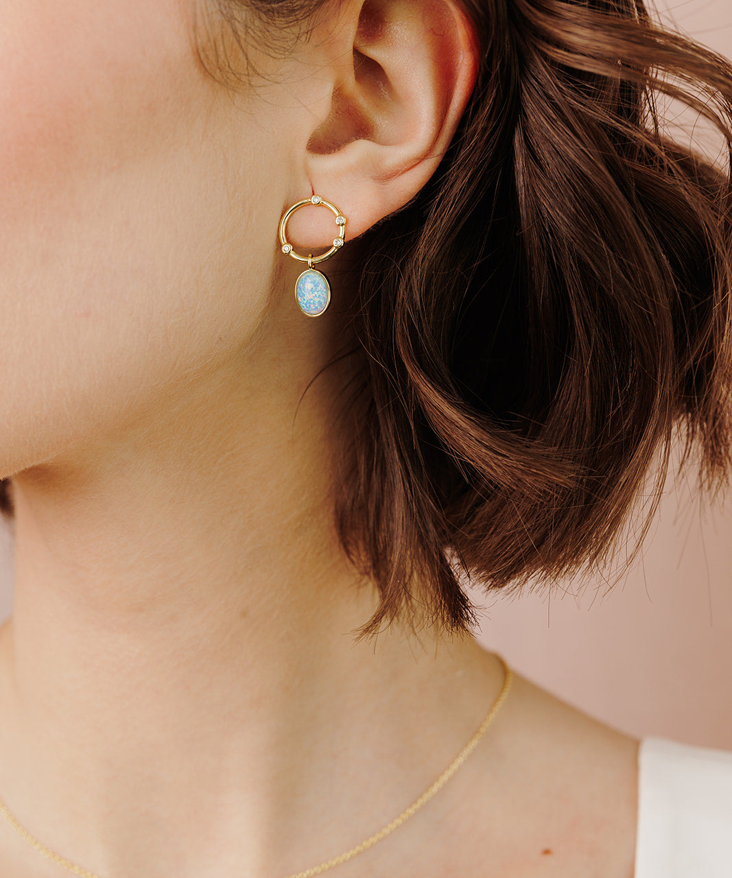 Orbital Glow Opal Drops - Wander + Lust Jewelry