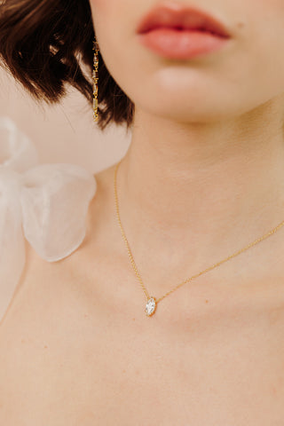 Bianca Brilliant Marquise Necklace