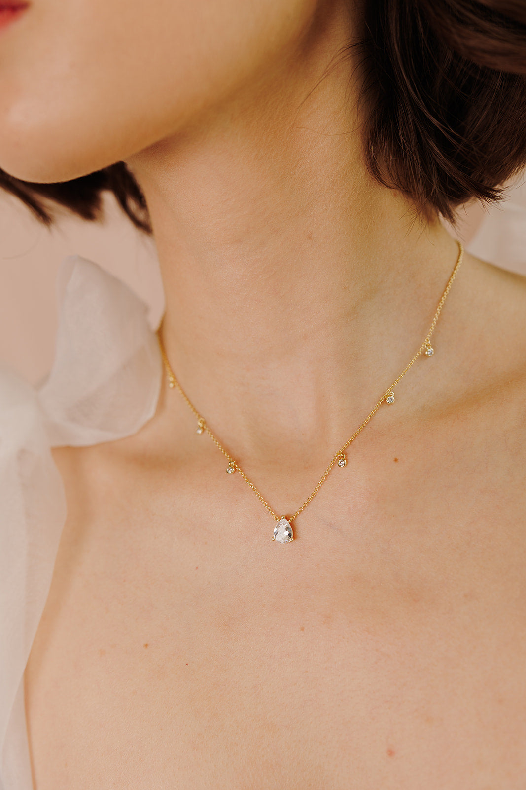 Georgina Dewdrop Necklace - Wander + Lust Jewelry
