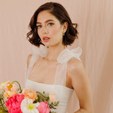Georgina Pear Cut Sparkle Hoops - Wander + Lust Jewelry