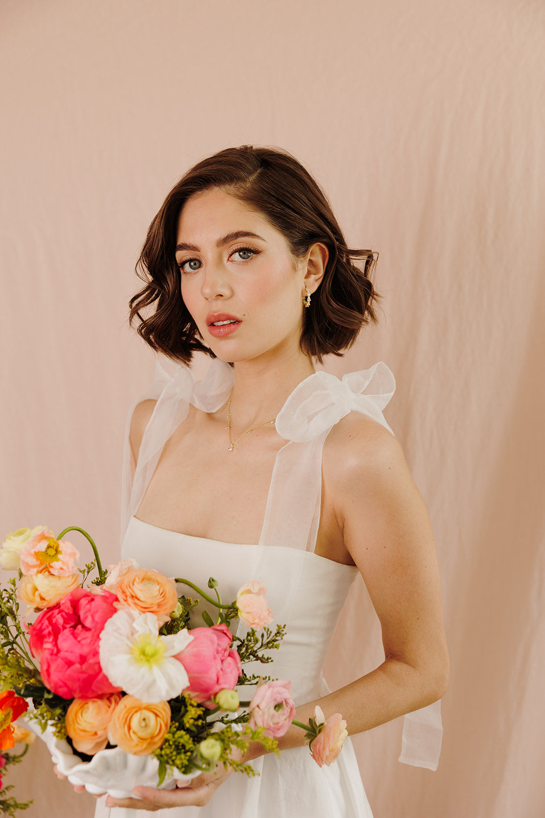 Georgina Pear Cut Sparkle Hoops - Wander + Lust Jewelry