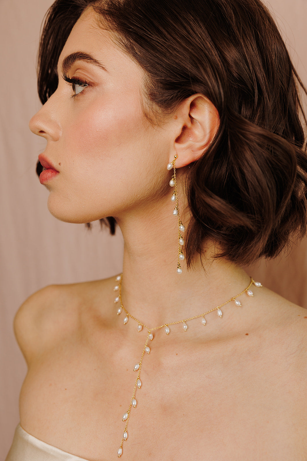 Whispering Pearl Drop Earrings - Wander + Lust Jewelry