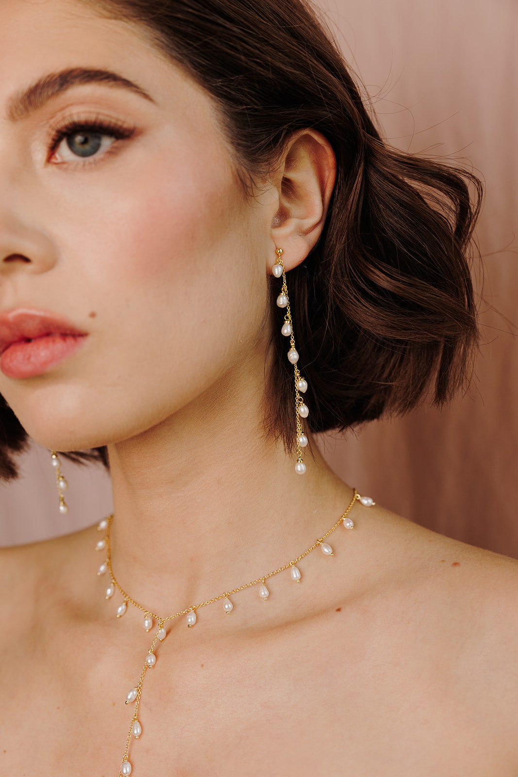 Whispering Pearl Drop Earrings - Wander + Lust Jewelry
