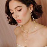 Whispering Pearl Lariat Necklace - Wander + Lust Jewelry