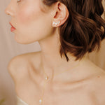 Georgina Pear Cut Ear Climber - Wander + Lust Jewelry