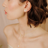 Georgina Pear Cut Ear Climber - Wander + Lust Jewelry