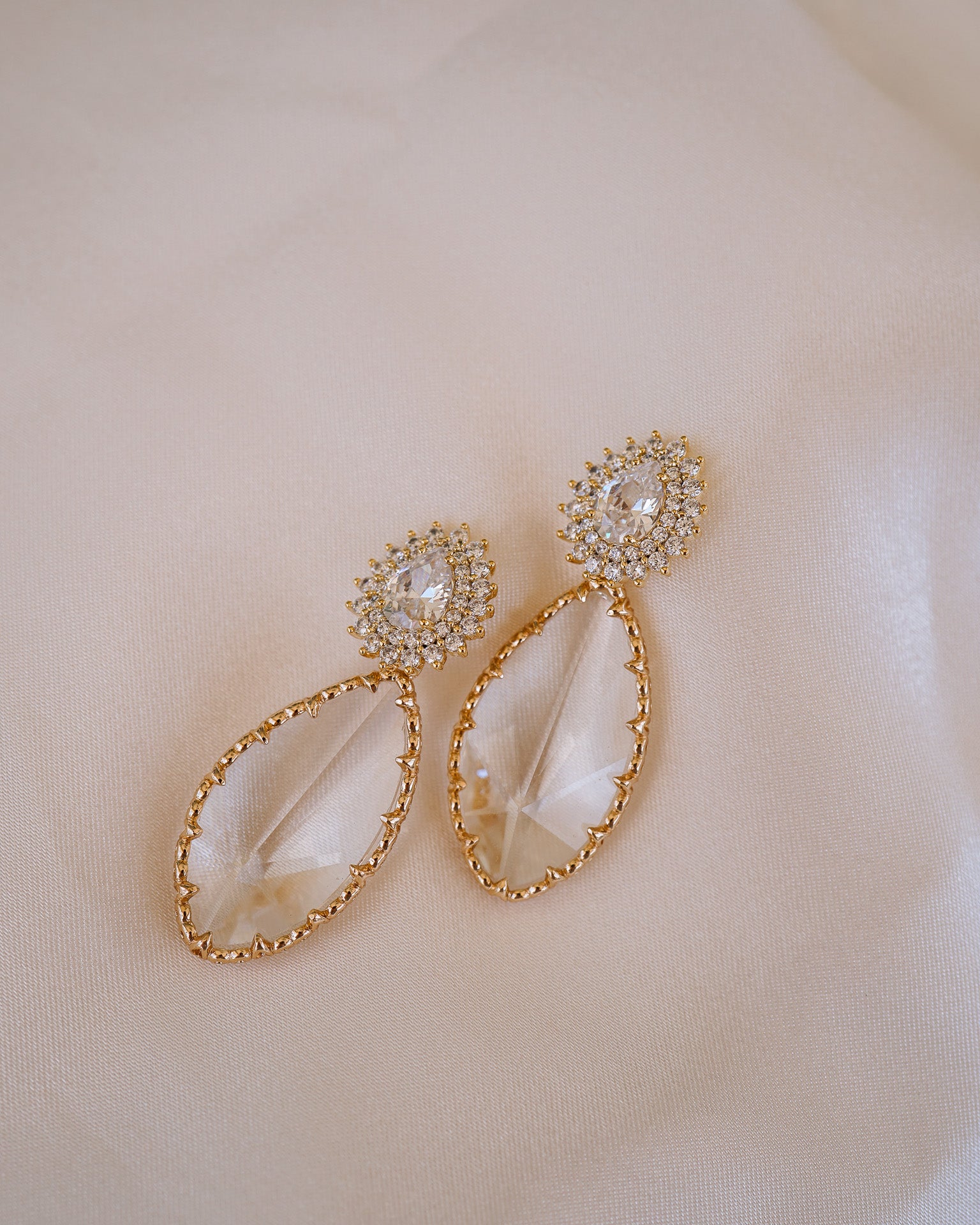 Audrey Crystal Earrings - Wander + Lust Jewelry
