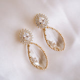Audrey Crystal Earrings - Wander + Lust Jewelry